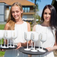 2013 Moet White Party tervitusjoogineiud.
